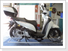 Rollervermessung Honda SH 300